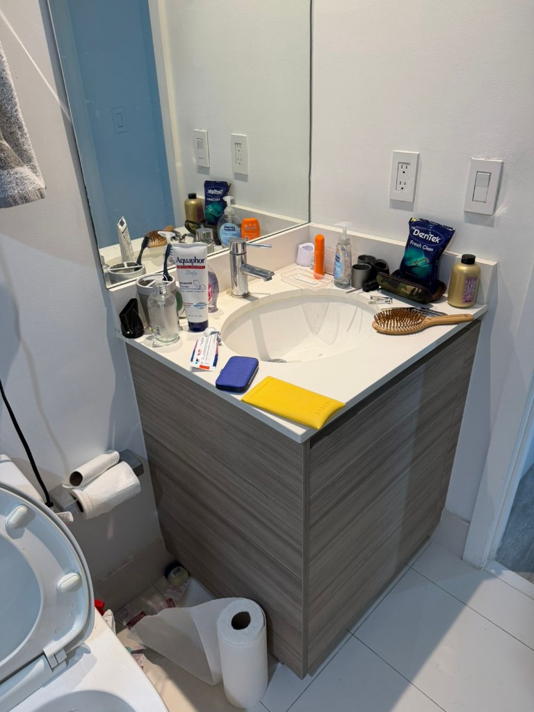 Before cleaning